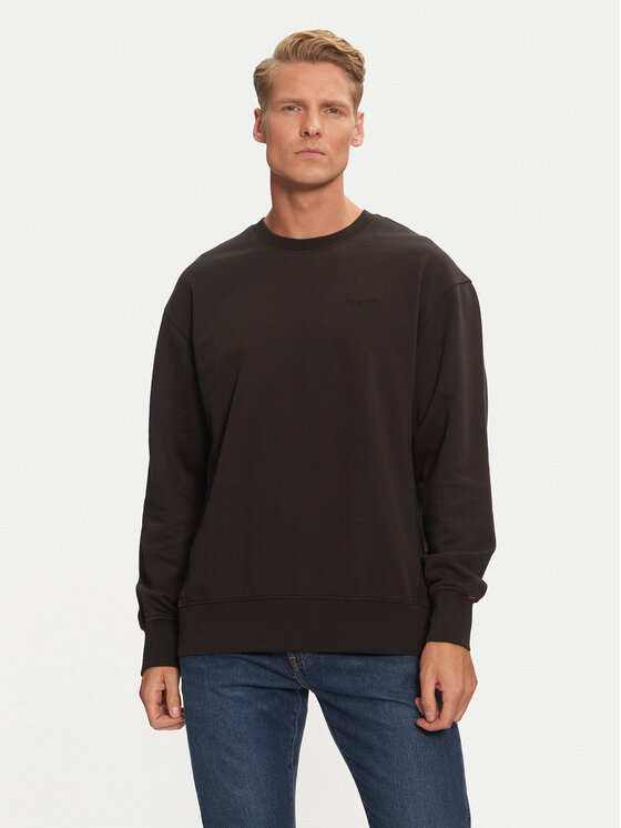 Levi's Mikina Authentic A9244-0000 Čierna Relaxed Fit