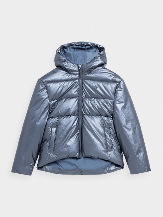 4F Giubbotto invernale 4FJAW23TDJAF267 Argento Regular Fit, taglia : 152