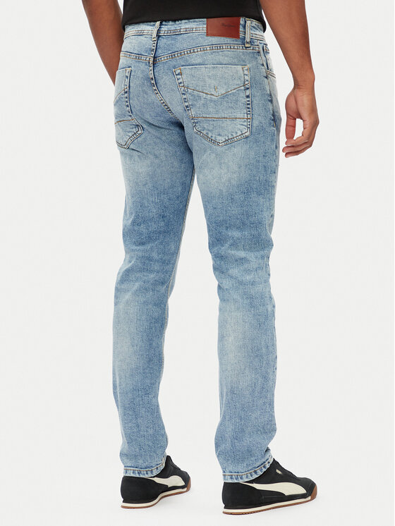 Pepe Jeans Pepe Jeans Blugi Stanley PM207390 Albastru Slim Fit