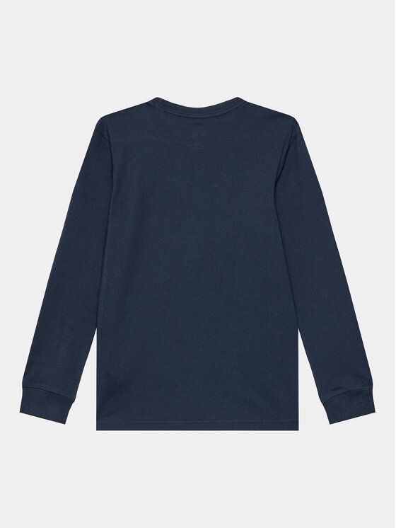 Quiksilver Quiksilver Bluzka Circlescriptfro Tees EQBZT04668 Granatowy Regular Fit