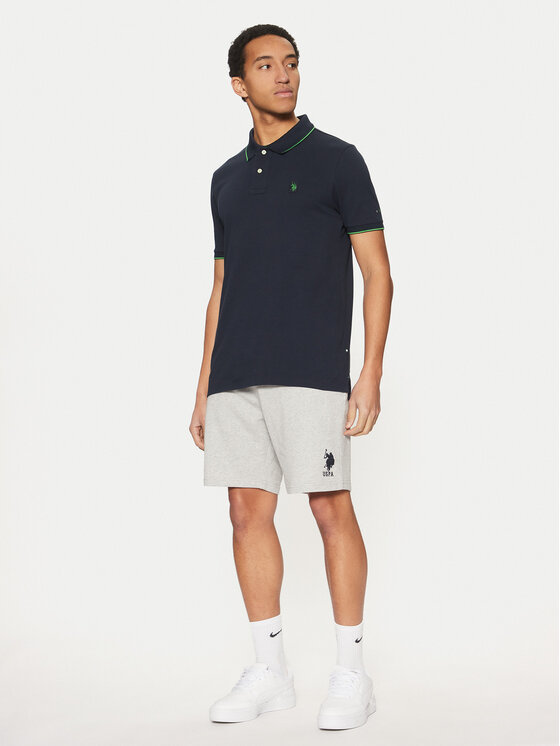 U.S. Polo Assn. U.S. Polo Assn. Sportske kratke hlače MUP3355 Siva Regular Fit
