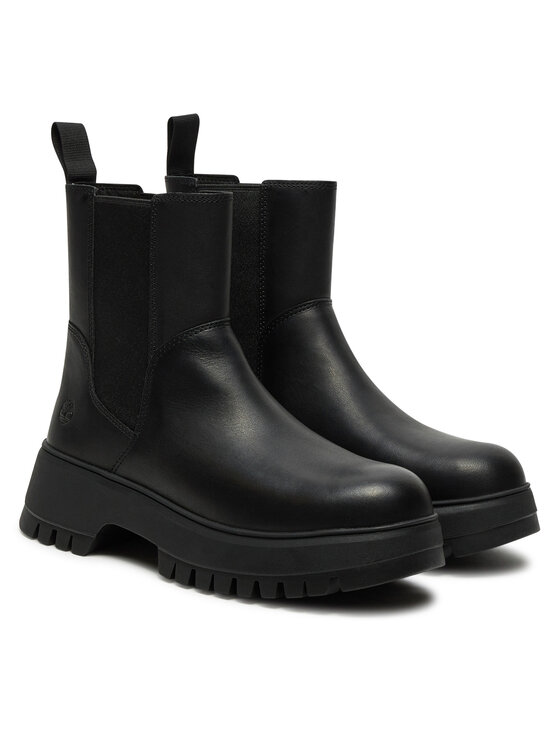 Timberland Timberland Kotníková obuv s elastickým prvkem Mid Pull On Boot TB0A6FCHW021 Černá