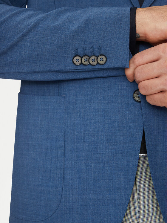 Michael Kors Michael Kors Marynarka MK0SB01025 Niebieski Slim Fit