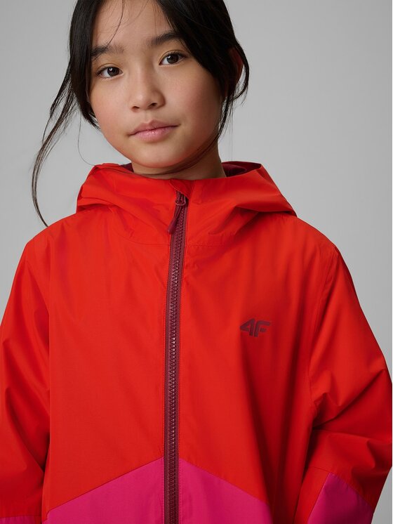4F 4F Giacca di transizione 4FJWSS26TTJAF0958-62S Rosso Regular Fit