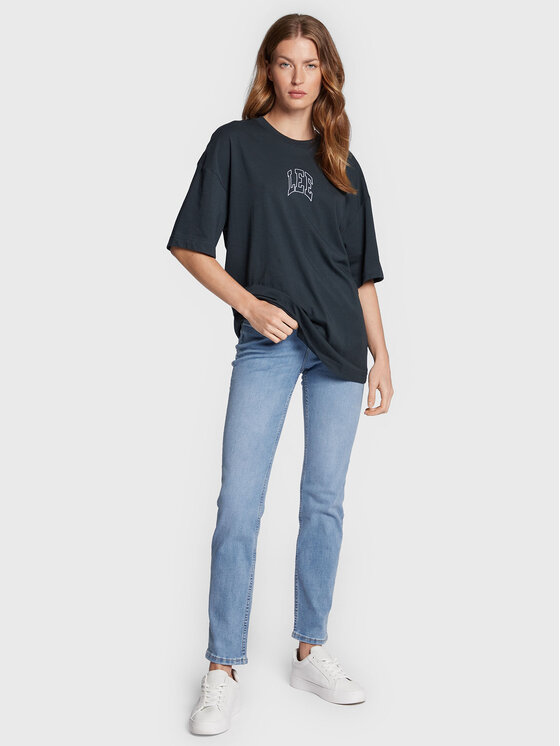 Lee Lee Jeansy Marion L301ERPA 112318859 Błękitny Straight Fit