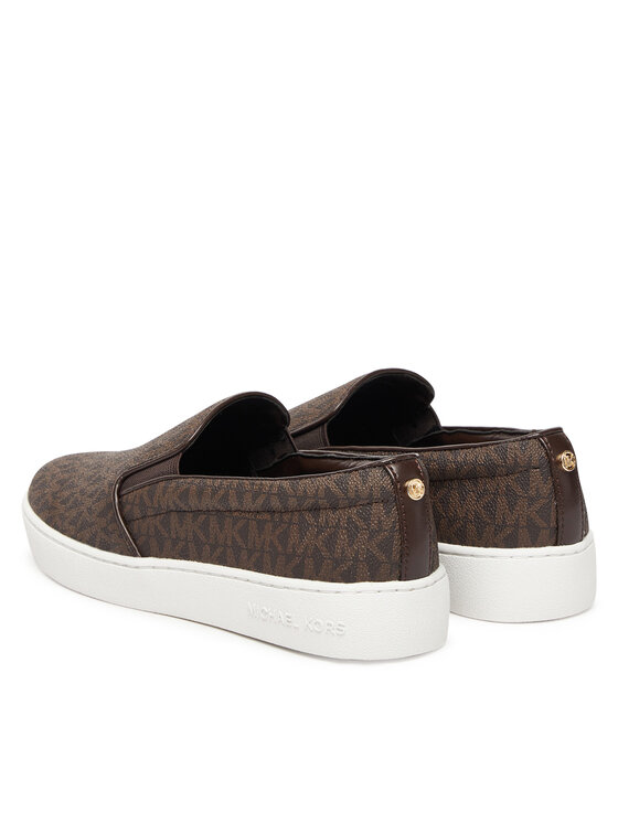 MICHAEL Michael Kors MICHAEL Michael Kors Tenisówki Keaton Slip On 43F7KTFP1B Brązowy