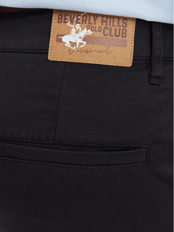 Beverly Hills Polo Club Beverly Hills Polo Club Čino bikses P-SS26M -T450311 Melns Regular Fit