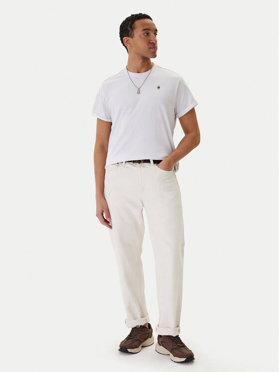 G-Star Raw G-Star Raw Tričko Lash D16396-B353-110 L Biela Relaxed Fit