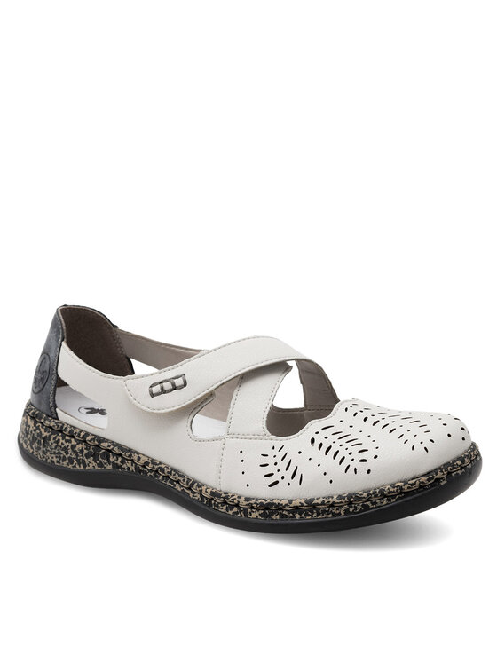 Rieker Rieker Halbschuhe 46375-60 Weiß