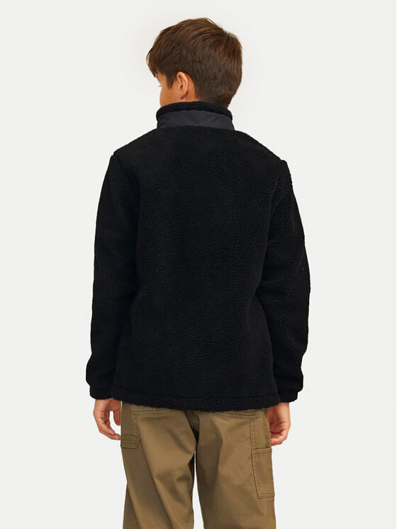 Jack&Jones Junior Jack&Jones Junior Prijelazna jakna Teddy 12261341 Crna Regular Fit