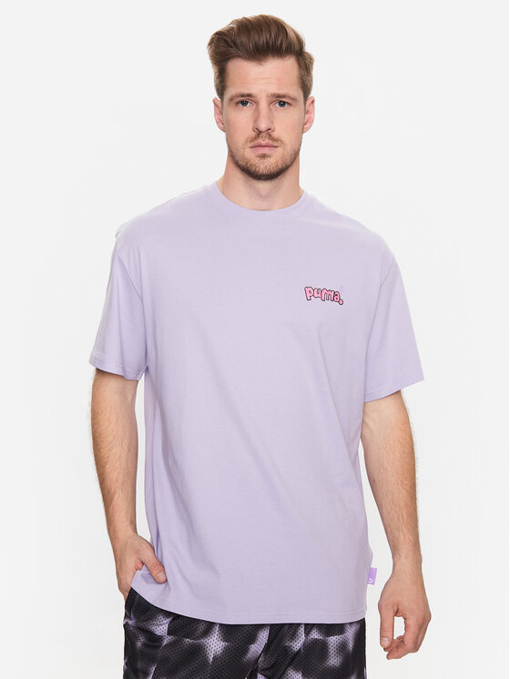 Puma purple and pink hotsell t shirt