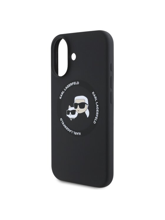 KARL LAGERFELD KARL LAGERFELD Etui na telefon Karl&Choupette Heads MagSafe Czarny