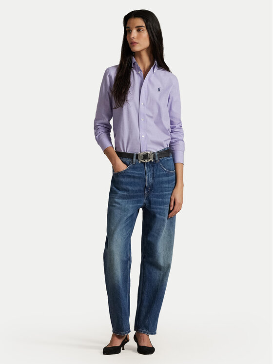 Polo Ralph Lauren Polo Ralph Lauren Košeľa 211941509003 Fialová Slim Fit