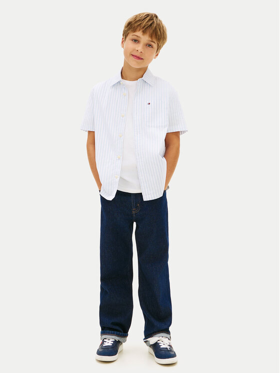Tommy Hilfiger Tommy Hilfiger Košile KB0KB10210 Světle modrá Regular Fit