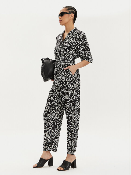KARL LAGERFELD KARL LAGERFELD Overal 241W1311 Černá Regular Fit