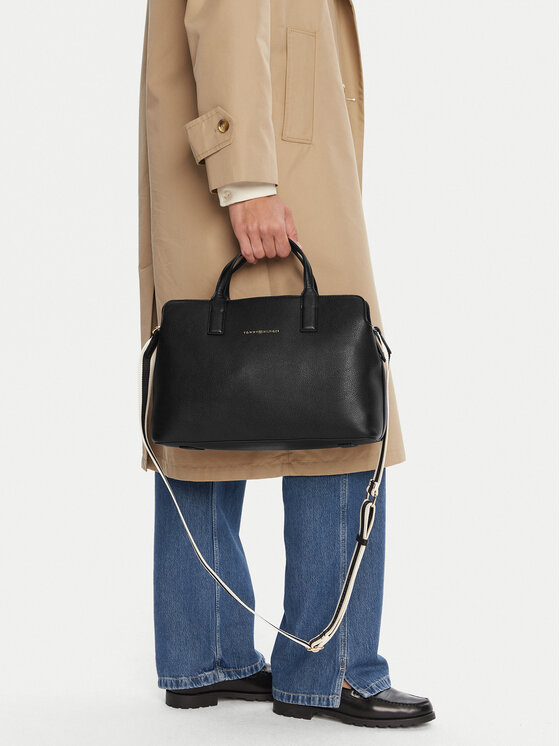 Tommy Hilfiger Tommy Hilfiger Kabelka AW0AW17634 Čierna