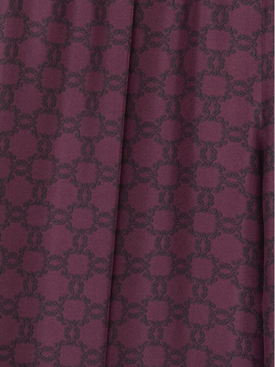 MARI PRETI MARI PRETI Pantaloni di tessuto MONOGRAM M Bordeaux Regular Fit