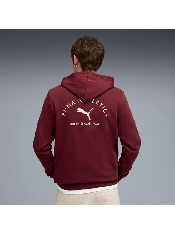 Puma Puma Bluza 688221 Czerwony Regular Fit
