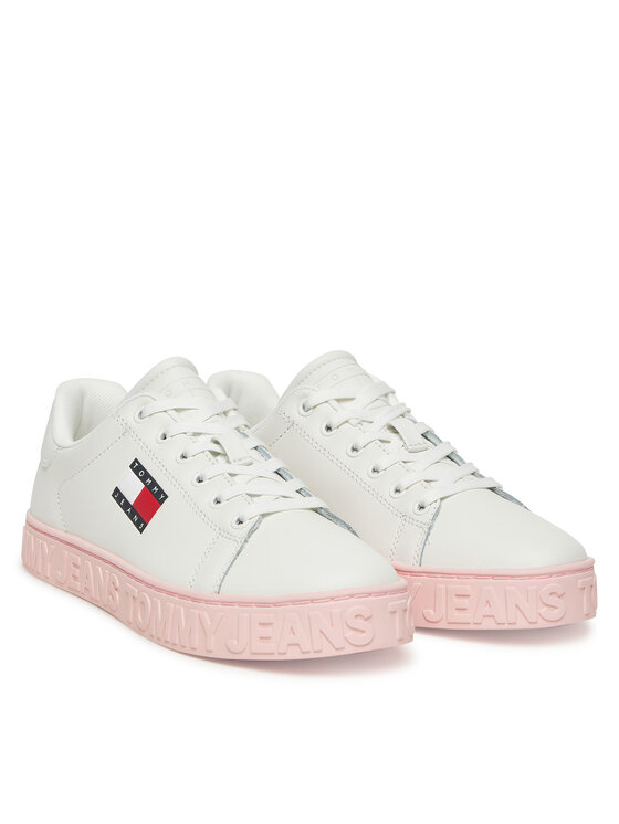 Tommy Jeans Tommy Jeans Αθλητικά Tjw Logo Outsole Sneaker Ess EN0EN02703 Λευκό