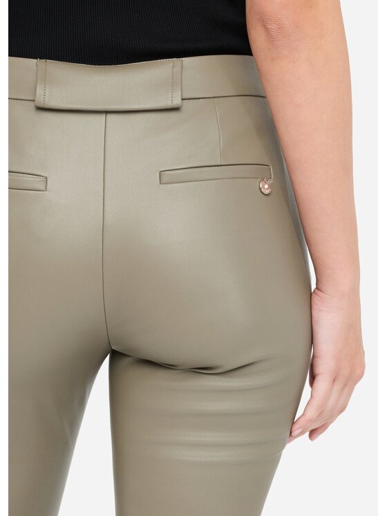 Liu Jo Liu Jo Pantaloni di tessuto CF5016E0624X0707 Verde Regular Fit