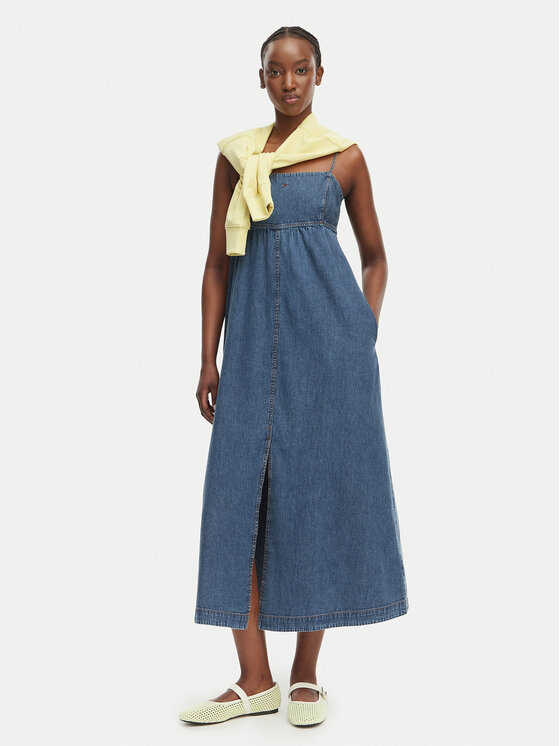 Tommy Jeans Tommy Jeans Φόρεμα τζιν DW0DW22342 Μπλε Slim Fit