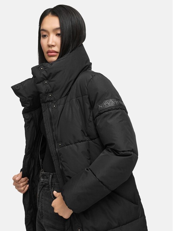 Navahoo Navahoo Kurtka zimowa Wolkenkuss Czarny Regular Fit
