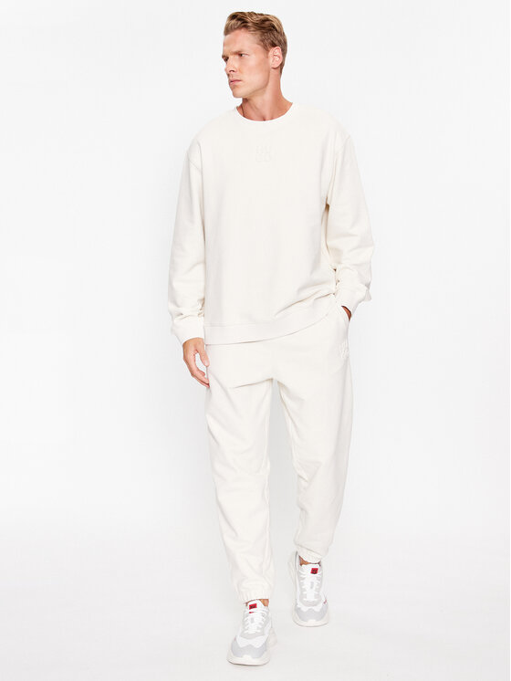 HUGO Hugo Felpa Classic 50500459 Bianco Relaxed Fit