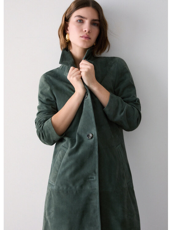 Liu Jo Liu Jo Giacca di pelle CF6122P038280420 Verde Regular Fit