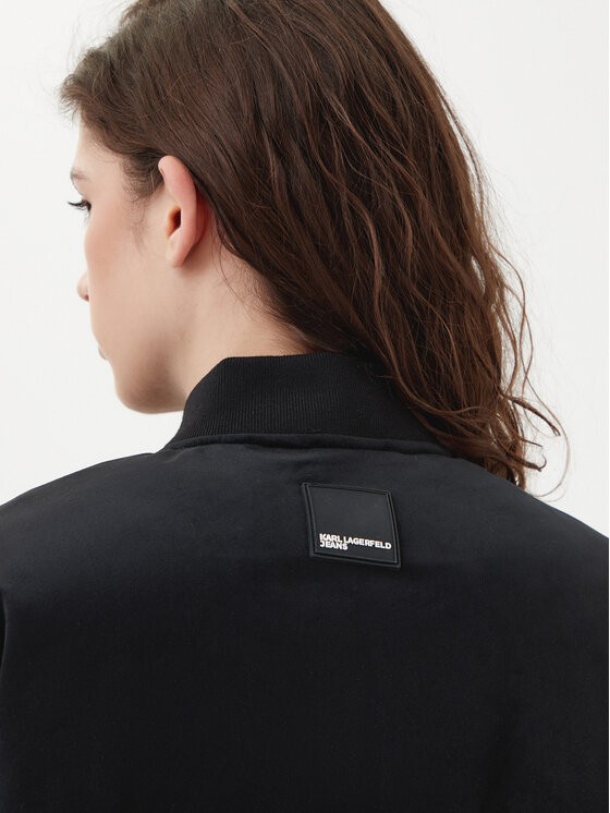 Karl Lagerfeld Jeans Karl Lagerfeld Jeans Bundy bomber A1W15010 Čierna Regular Fit