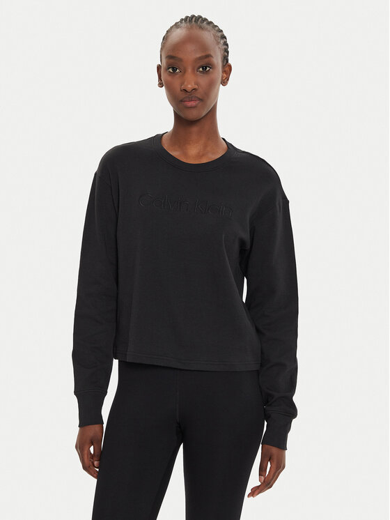 Calvin Klein Underwear Calvin Klein Underwear Majica dugih rukava 000QS7273E Crna Loose Fit