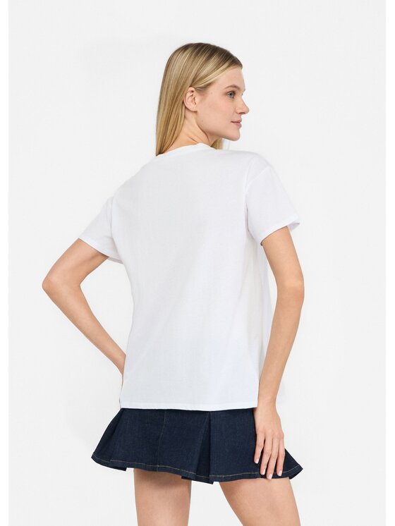 Liu Jo Liu Jo T-shirt UF5261JS923Q9698 Bianco Regular Fit