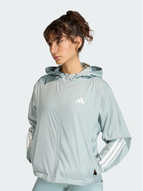 adidas adidas Wiatrówka Hyperglam Zielony Loose Fit