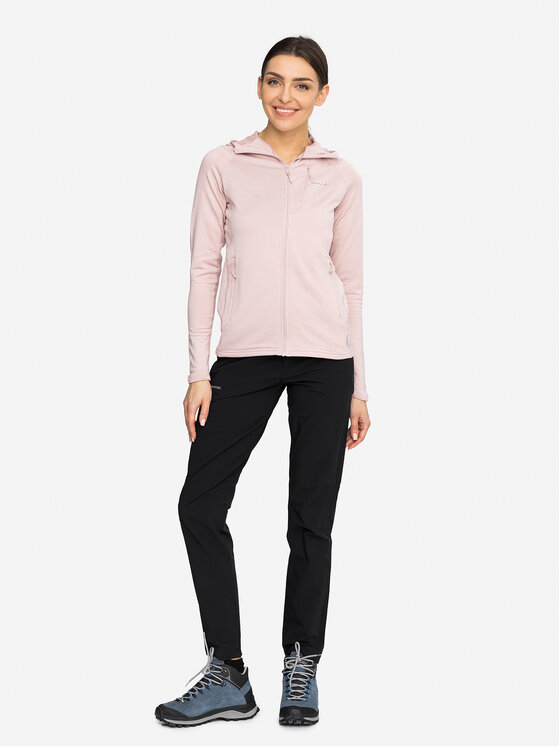Viking Viking Bluza Birger Lady Hoodie Różowy jasny Reglan Fit