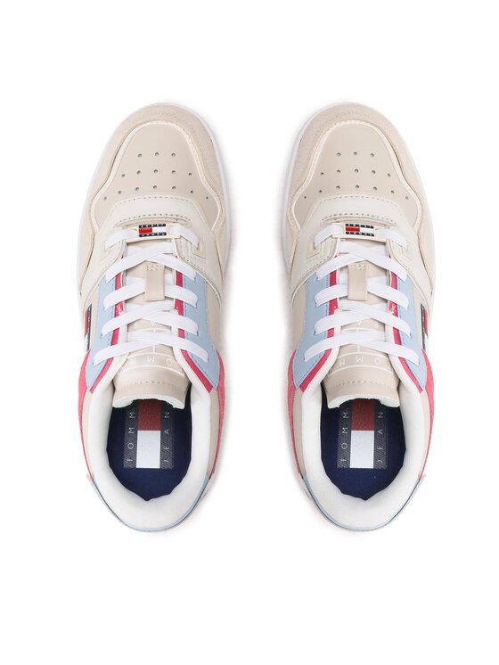 Tommy Jeans Tommy Jeans Sneakersy Basket Wmn EN0EN02052 Beżowy
