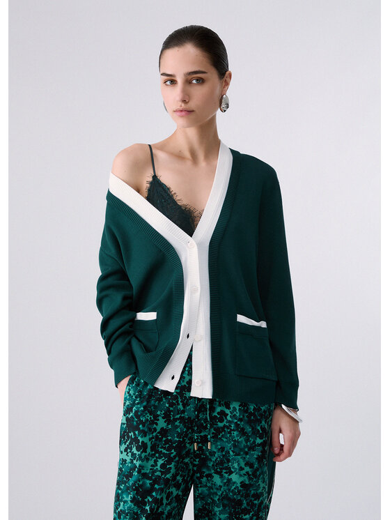 Liu Jo Liu Jo Bluza TF6035MS49ID3022 Zielony Regular Fit