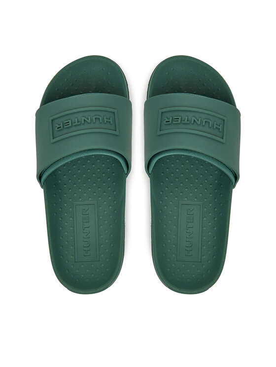Hunter Hunter Klapki HFRU0006251 Zielony