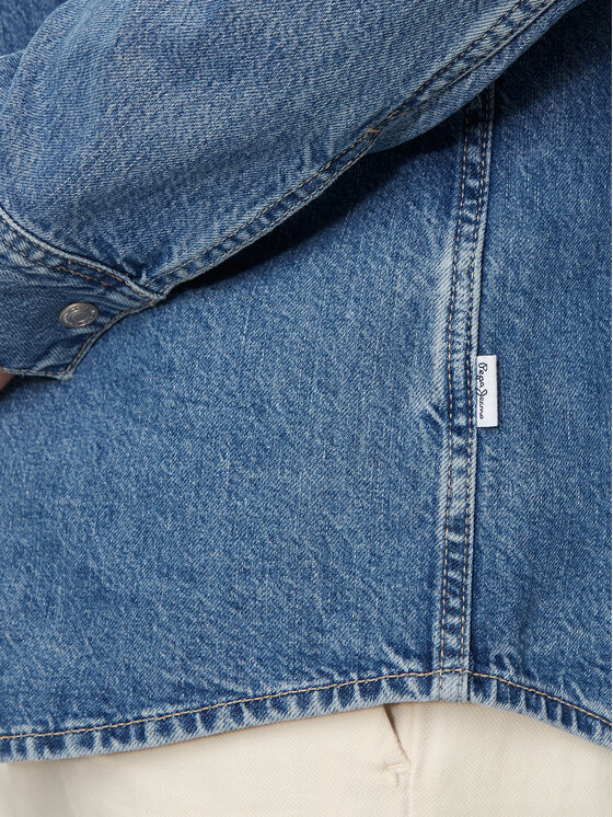 Pepe Jeans Pepe Jeans traper košulja PM308584 Plava Regular Fit