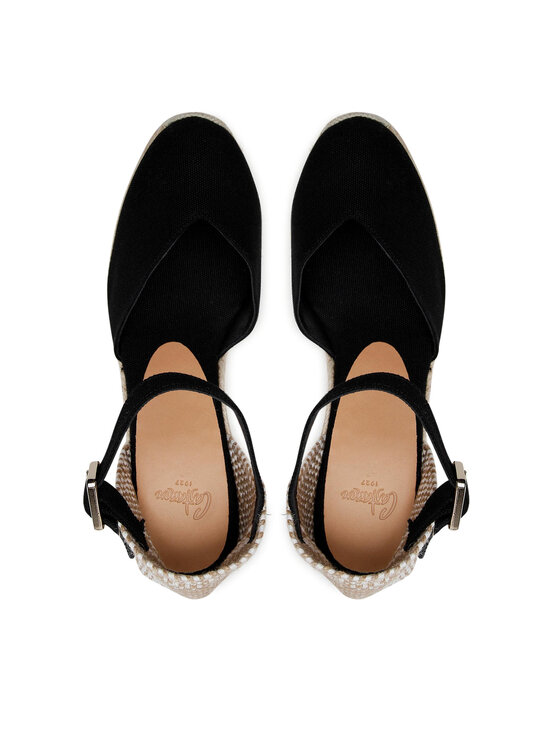 Castañer Castañer Еспадрильї Chiarata/8ED/001 020983-100-35 Чорний