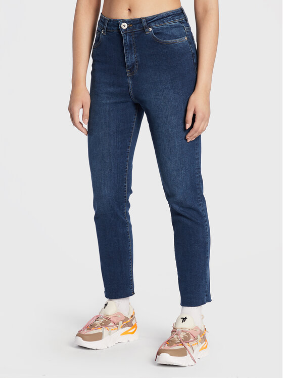 Brave Soul Blugi LJN-494FRAN Albastru Slim Fit