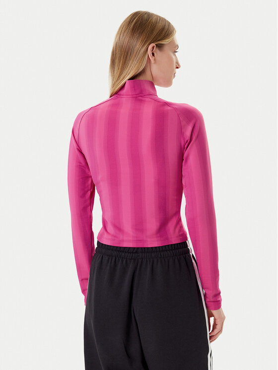 adidas adidas Bluza Half-Zip Graphic Football JW3638 Różowy Regular Fit