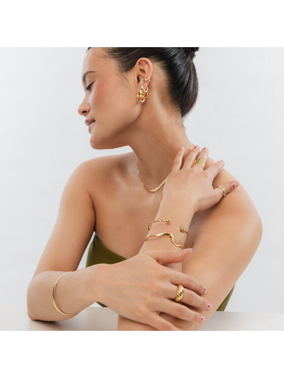 ANIA KRUK ANIA KRUK Bransoletka SSIAS0870Z Żółte złoto