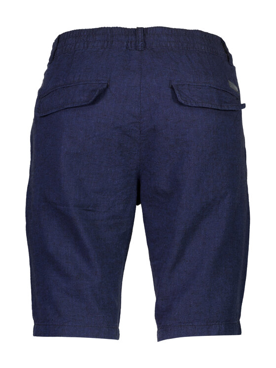 Lindbergh Lindbergh Szorty materiałowe 30-508003 Granatowy Relaxed Fit