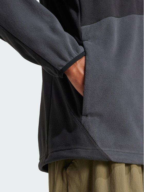 adidas adidas Bluza techniczna Terrex Multi Climawarm Fleece Czarny Regular Fit