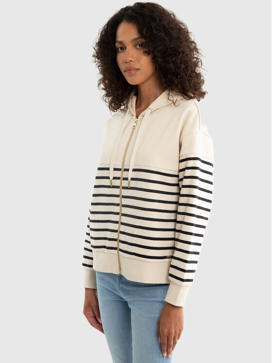 BIG STAR BIG STAR Bluza SELINA_103_170 Biały Basic Fit