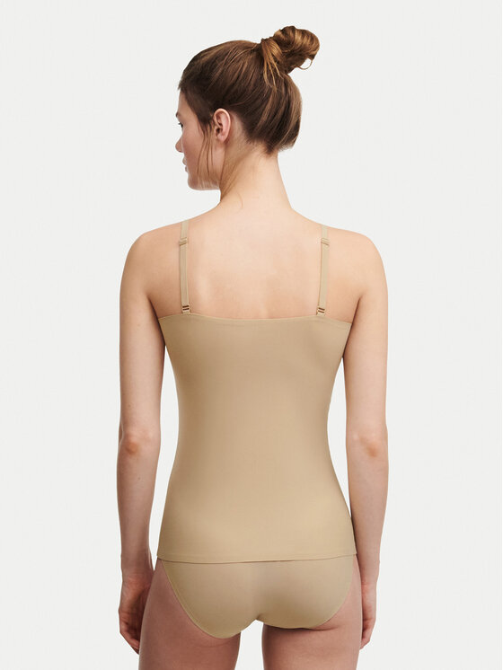 Chantelle Chantelle Marškinėliai Soft Stretch C10620 Smėlio Slim Fit