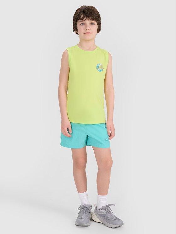4F 4F Smanicato 4FJWSS25TSLEM162-45S Verde Regular Fit