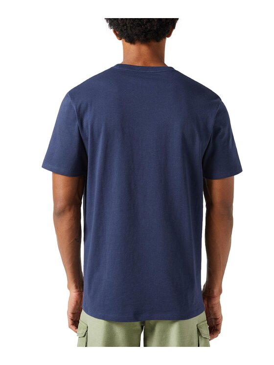 Wrangler Wrangler T-Shirt 112351231 Granatowy Regular Fit