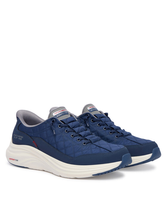 Skechers Skechers Sneakersy Slip-Ins: Contour Foam - Cozy Fit 232619/NVGY Granatowy