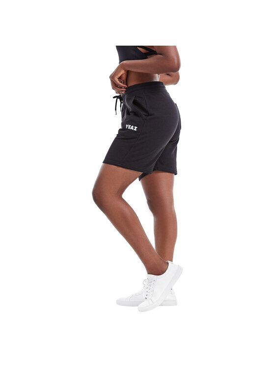 Yeaz Yeaz Szorty materiałowe CHAX Stoffshorts Czarny Regular Fit