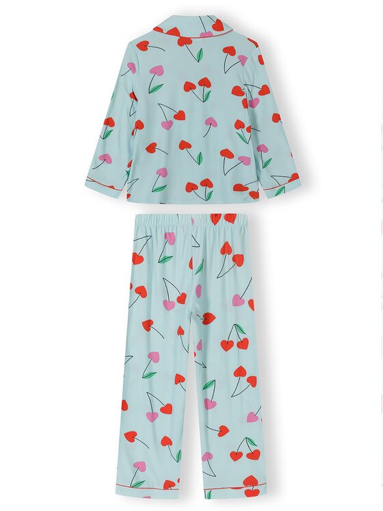 minoti minoti Piżama 30PJ152 Niebieski Regular Fit